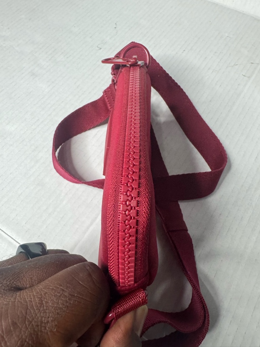 Sephora Deep Red Crossbody Pouch - Picture 10 of 10